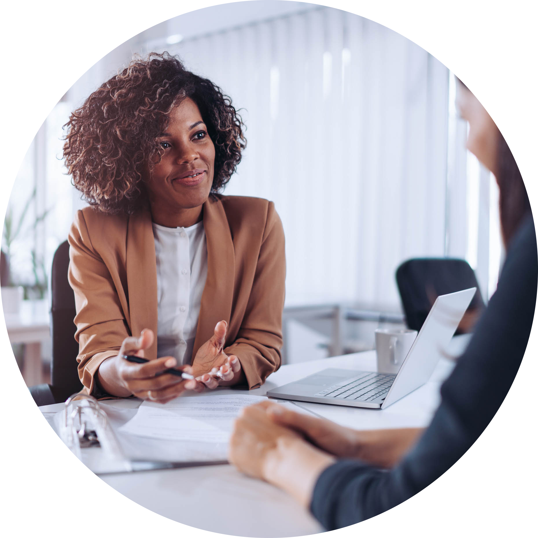 AdvisorsTeachers-006-Young-woman-doing-a-job-interview-circle.png